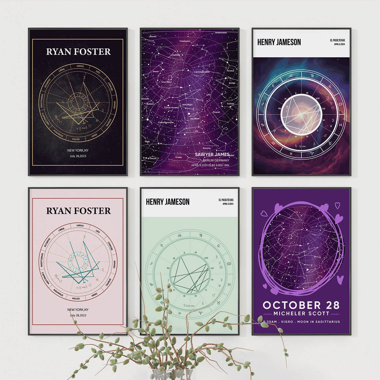 Custom Star Map Digital Print