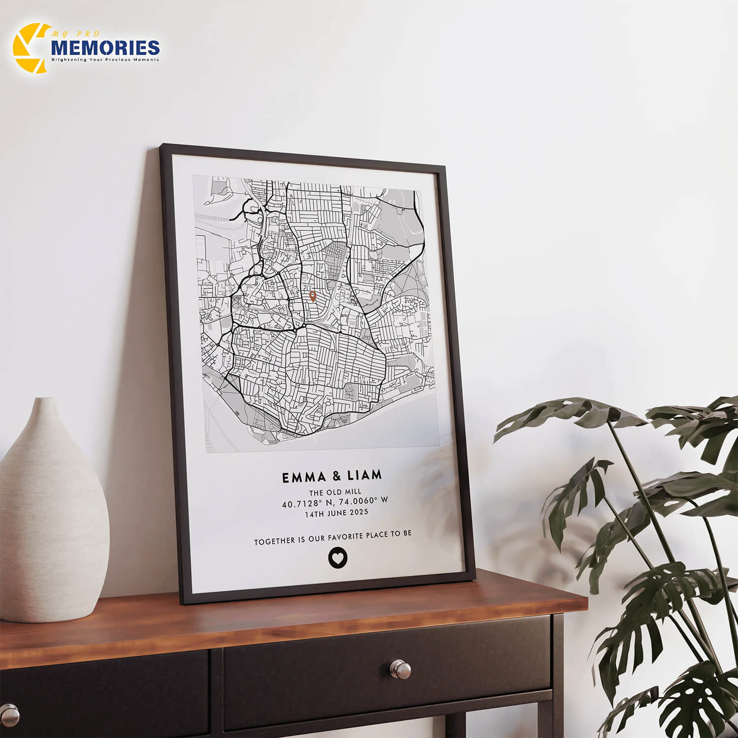 Custom Location Map Poster