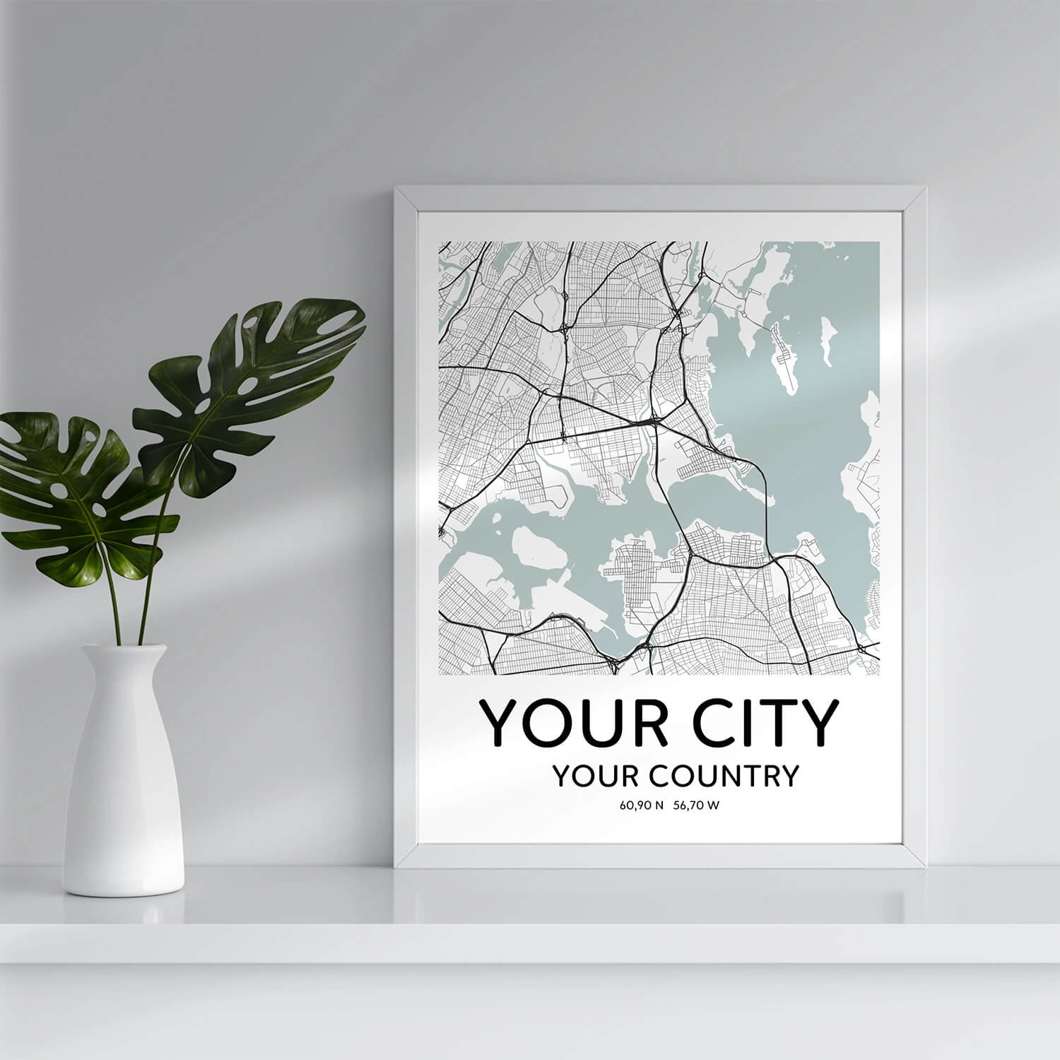 Personalized Map Print 
