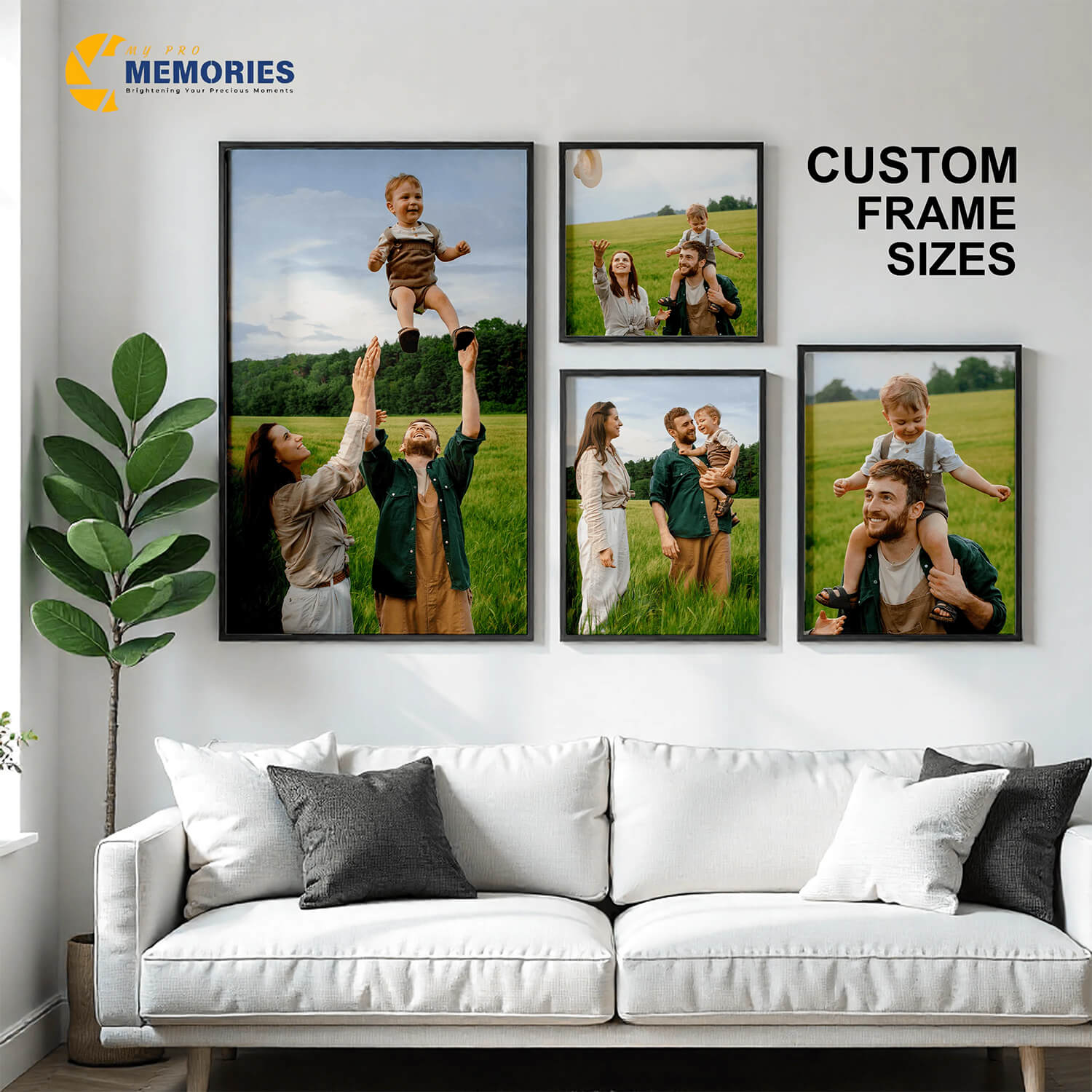 Custom Photo Poster with Frame – Printed from Your Picture