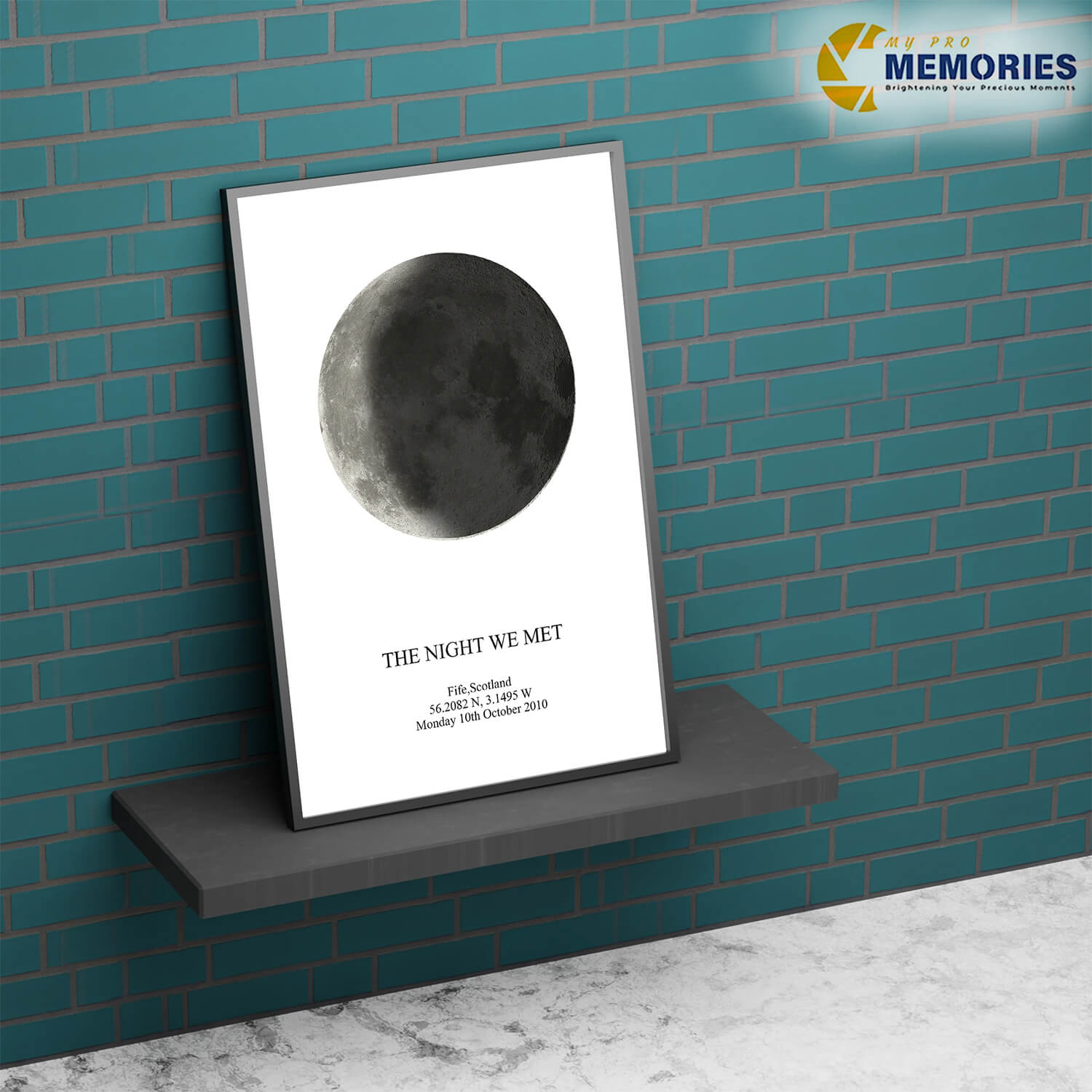 Personalized Full Moon Poster