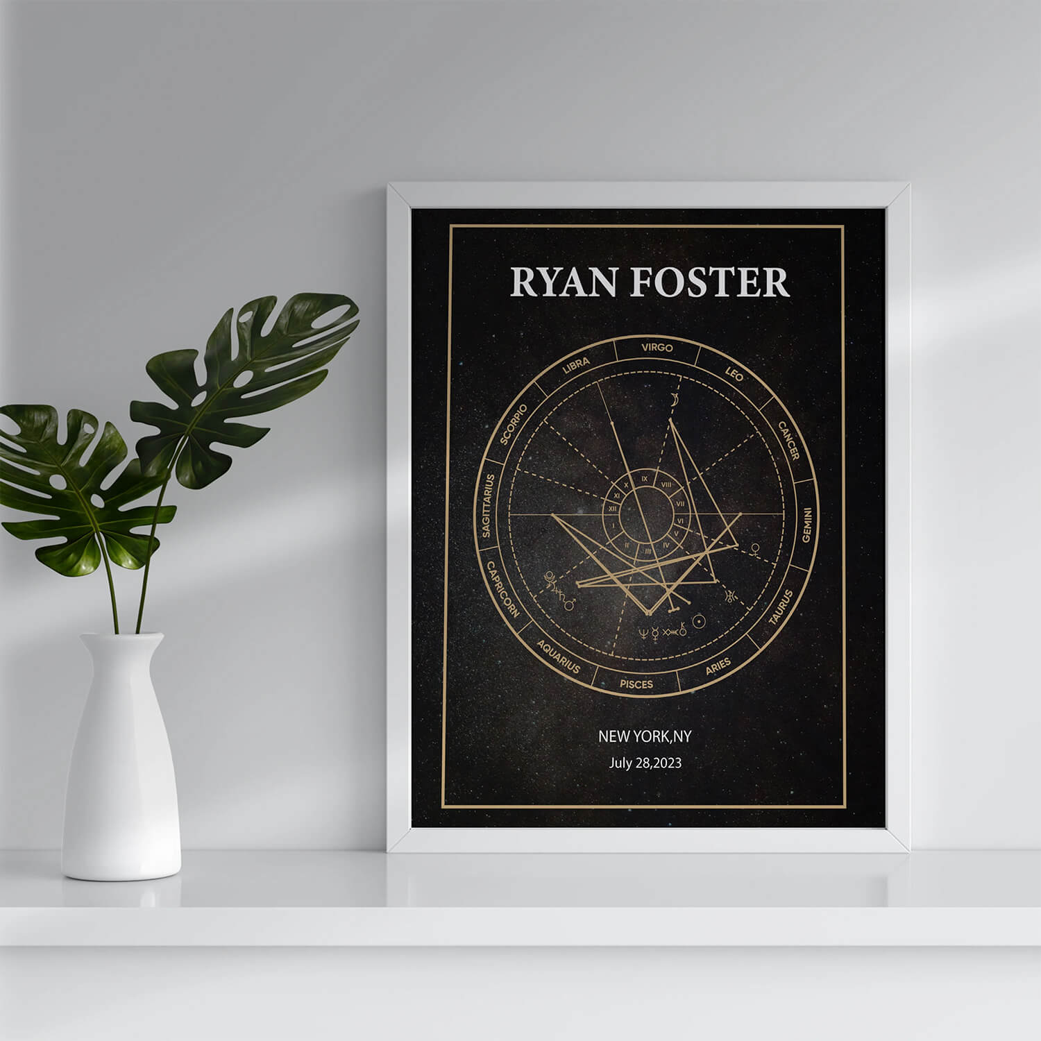 Custom Star Map Digital Print