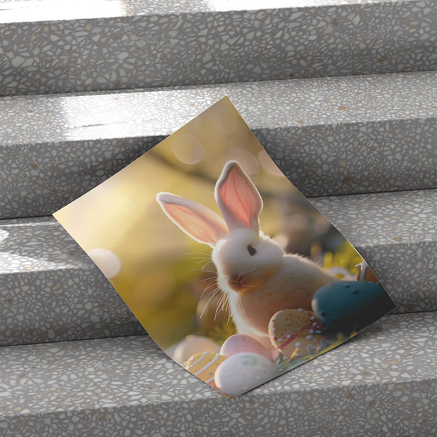 Customised Easter Bunny Poster