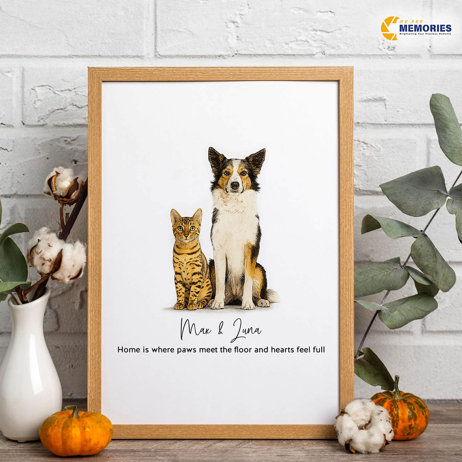 custom pet portrait | mypromemories