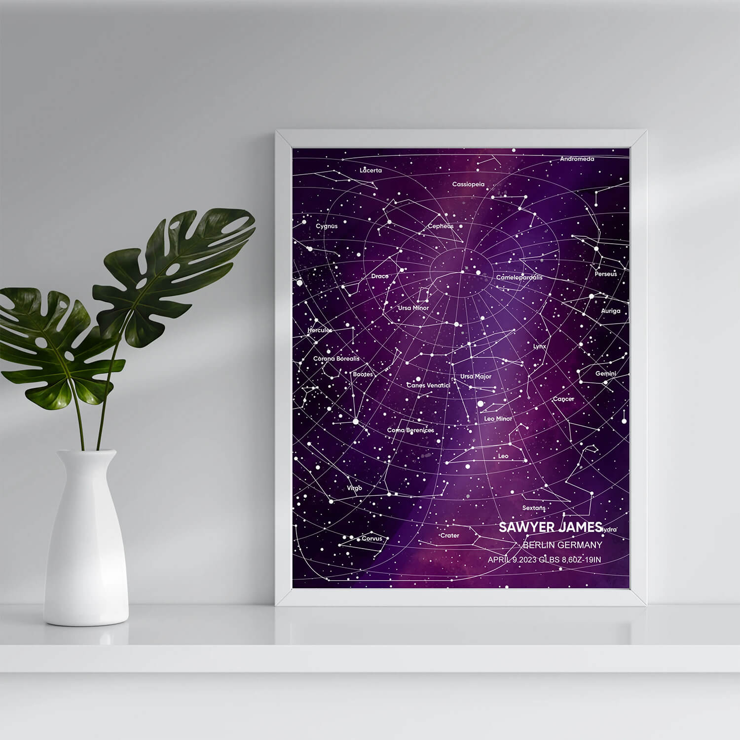 Custom Star Map Digital Print