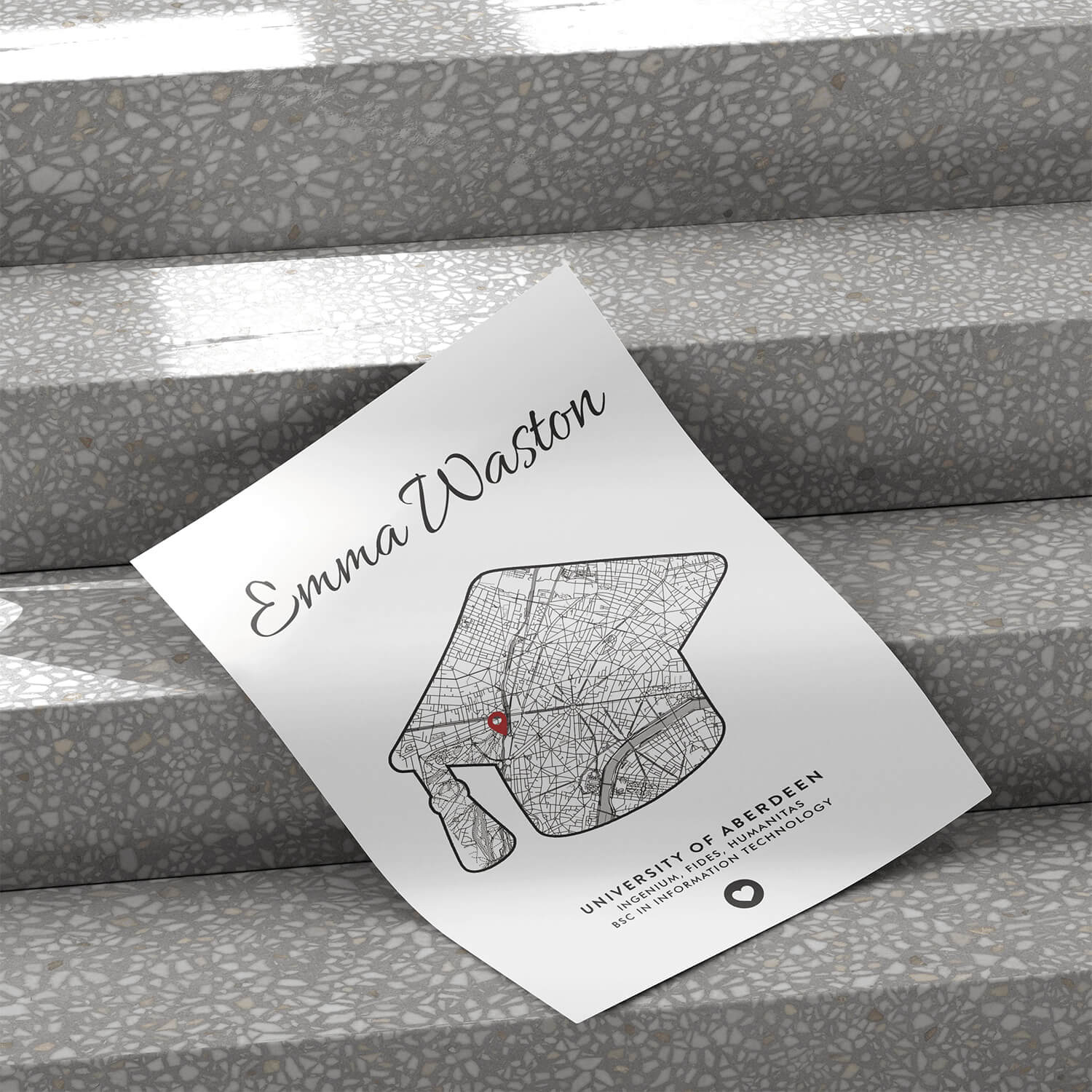 Graduation Coordinates Poster