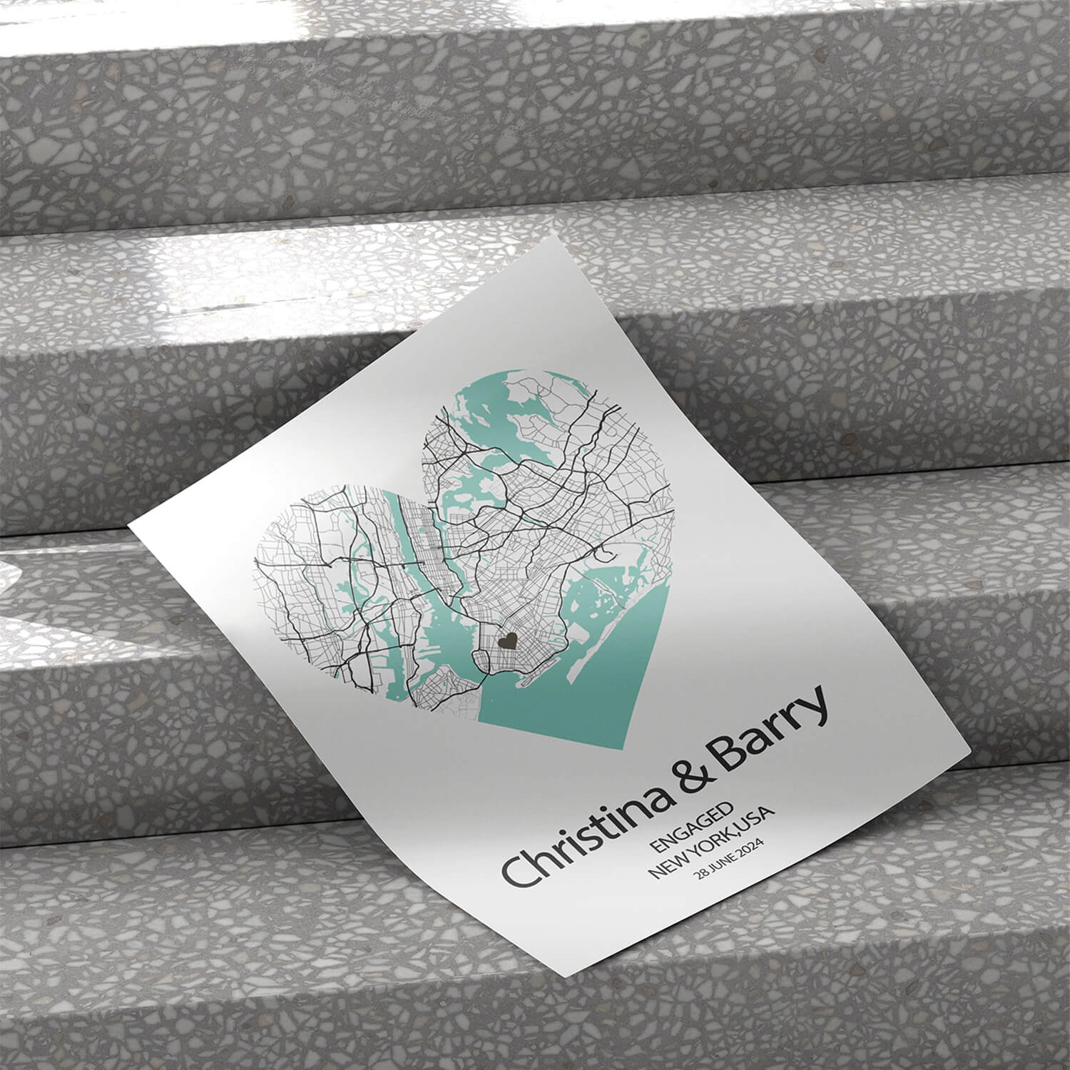 Personalized Heart Map portraits