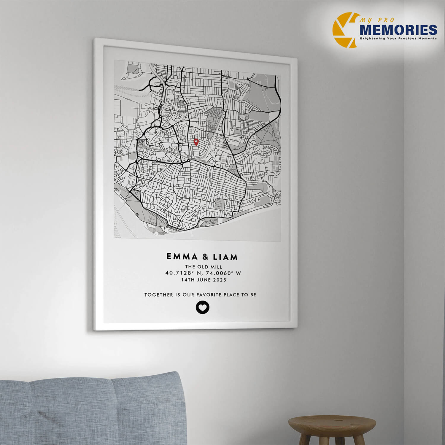 Custom Location Map Poster