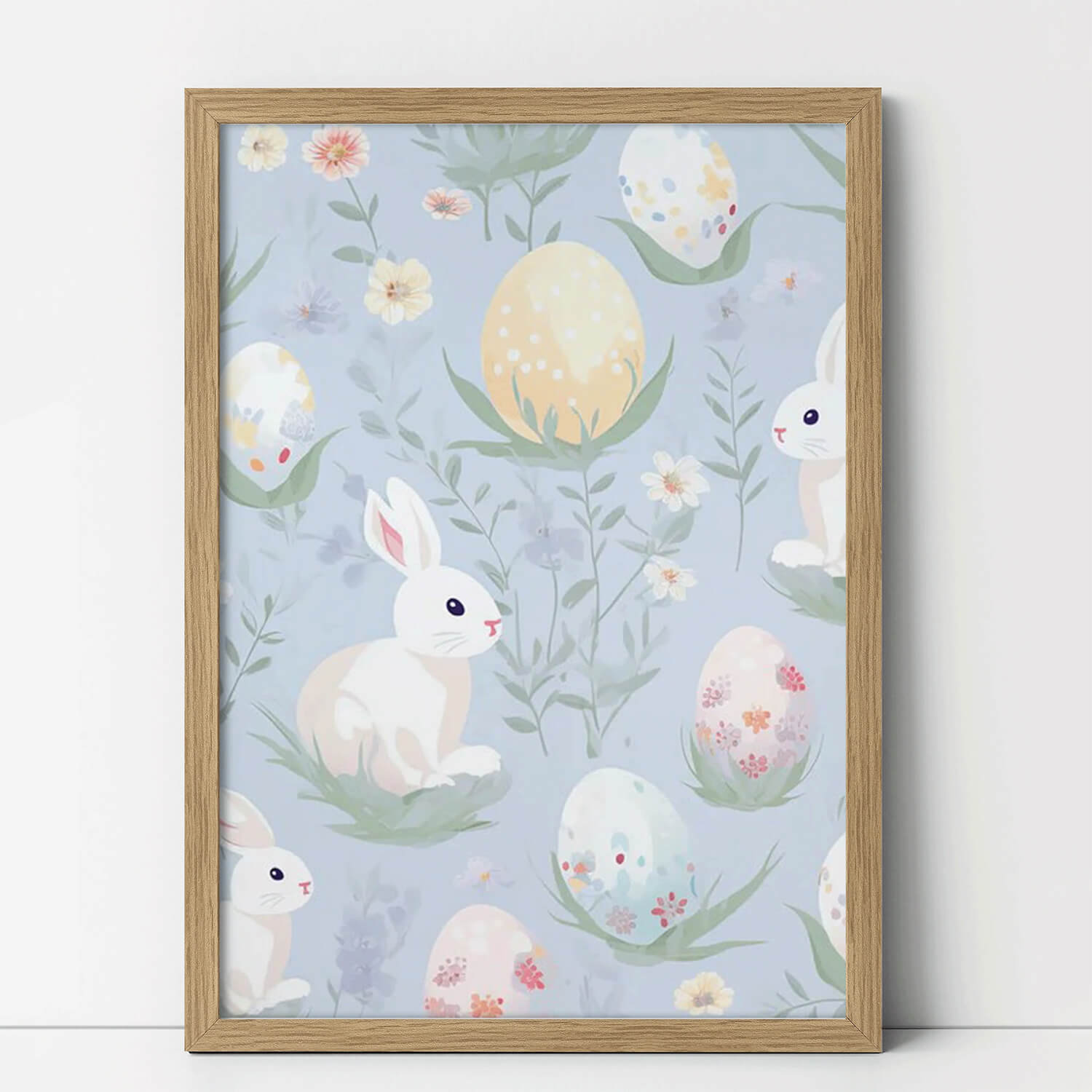 Easter Bunny and Egg Print