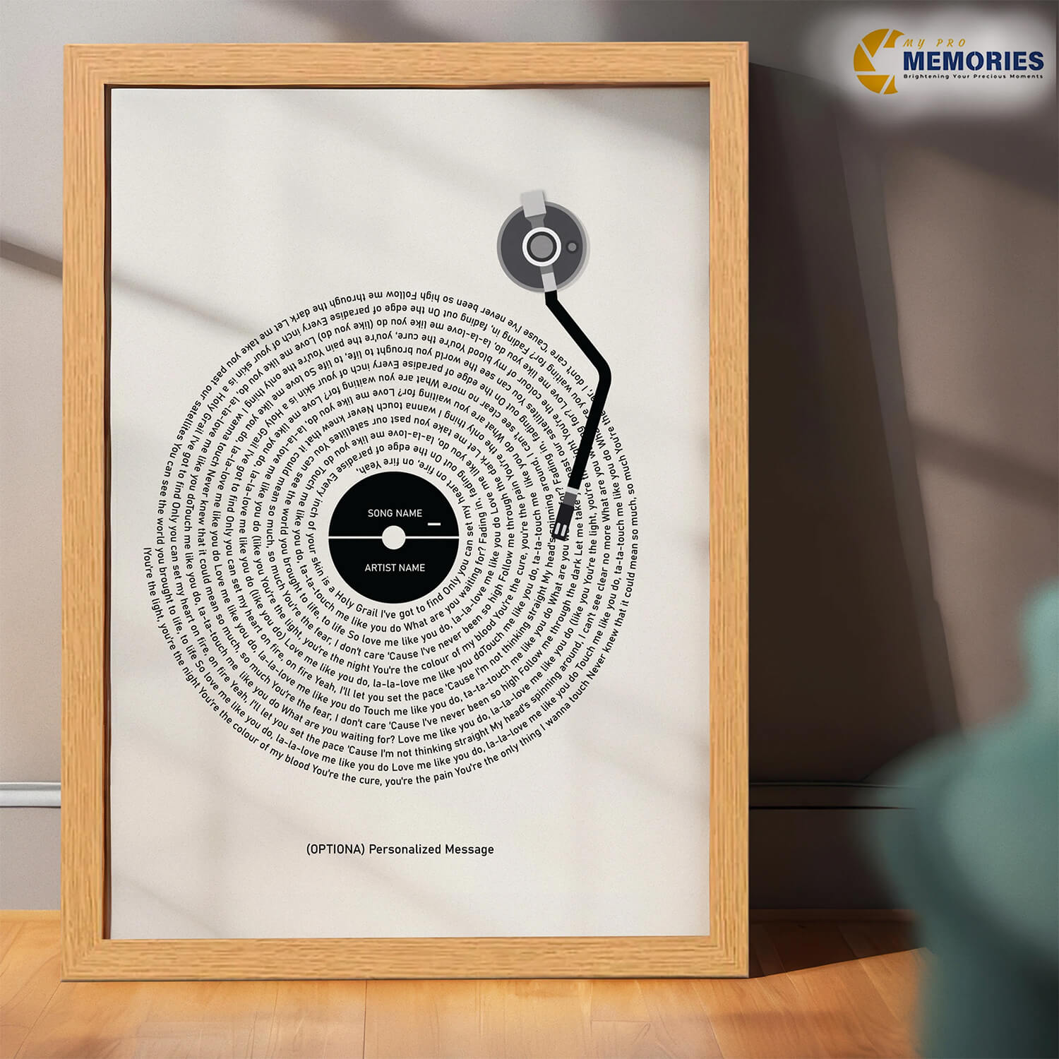 Framed Song Wall Art 