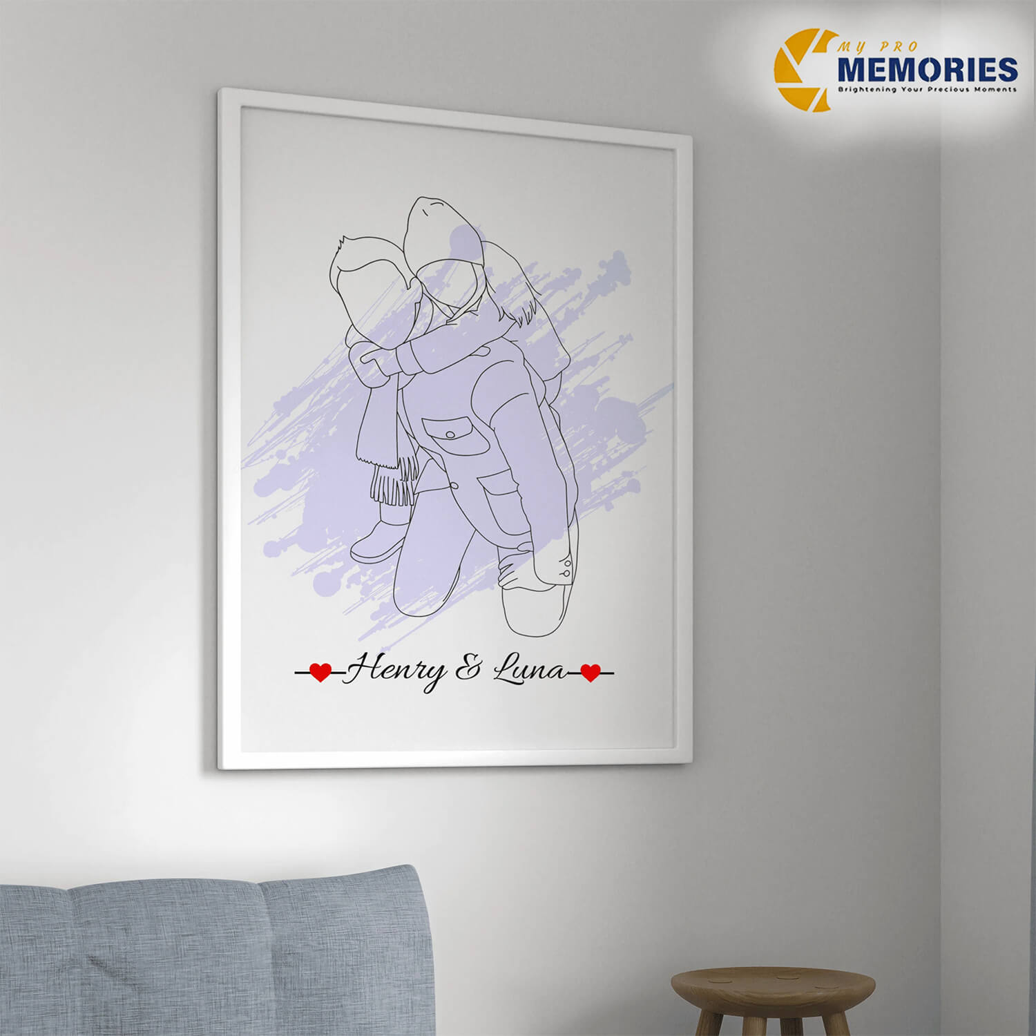 Custom Couple Portrait