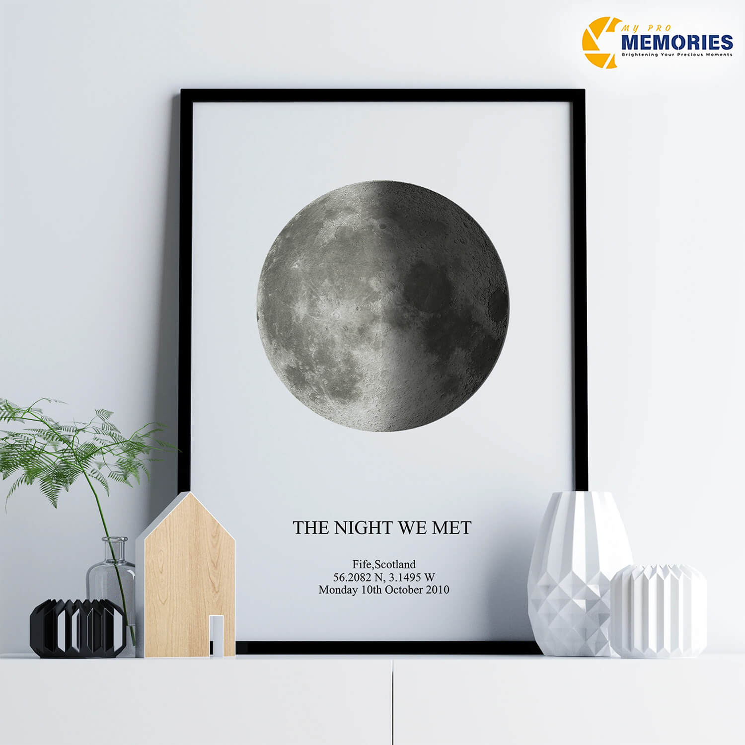 Personalized Full Moon Poster