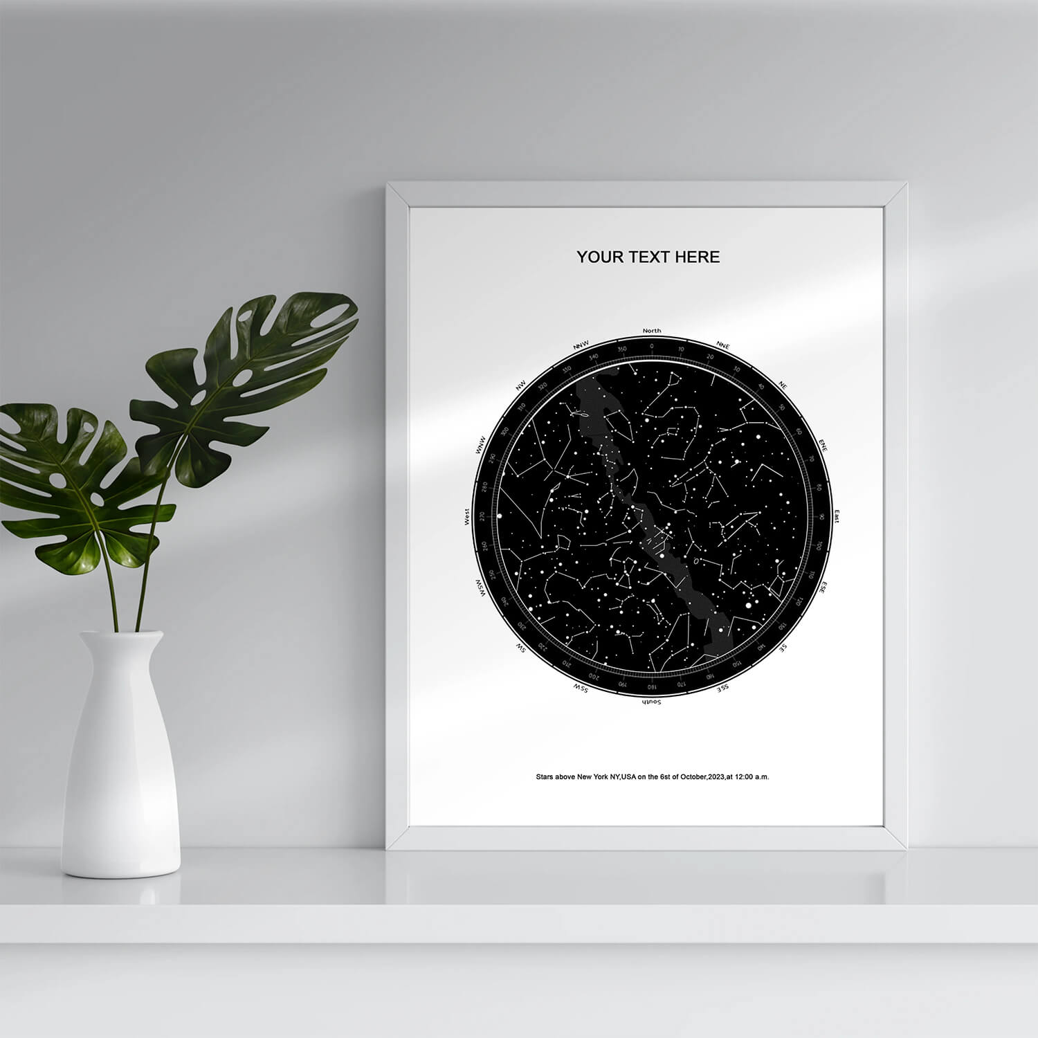 Custom Star Map Digital Print