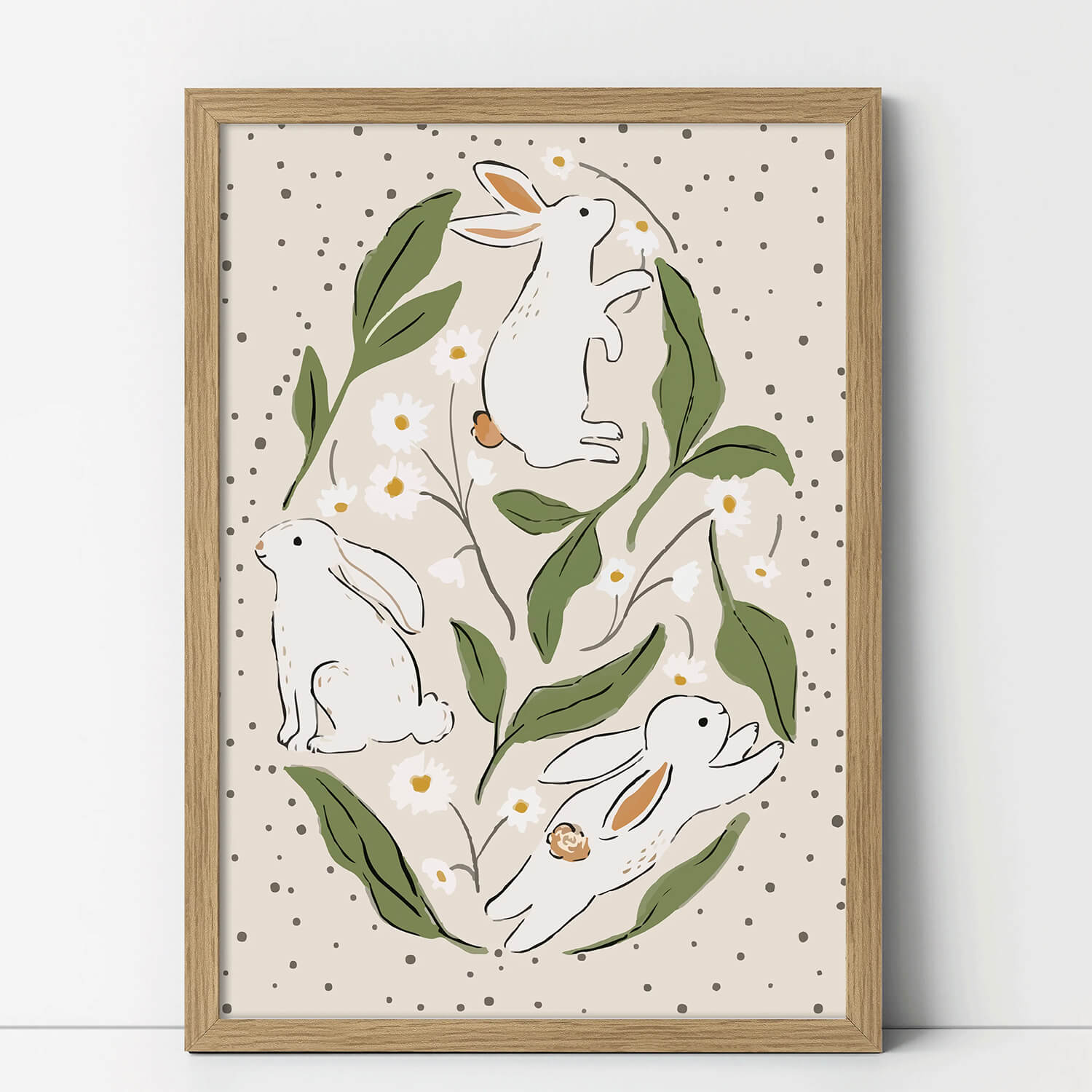 Easter Bunny Wall Art Poster