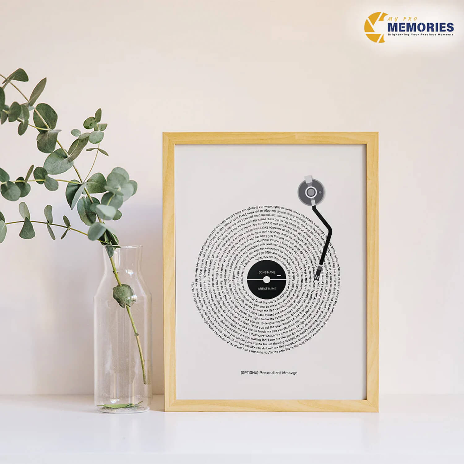 Framed Song Wall Art 