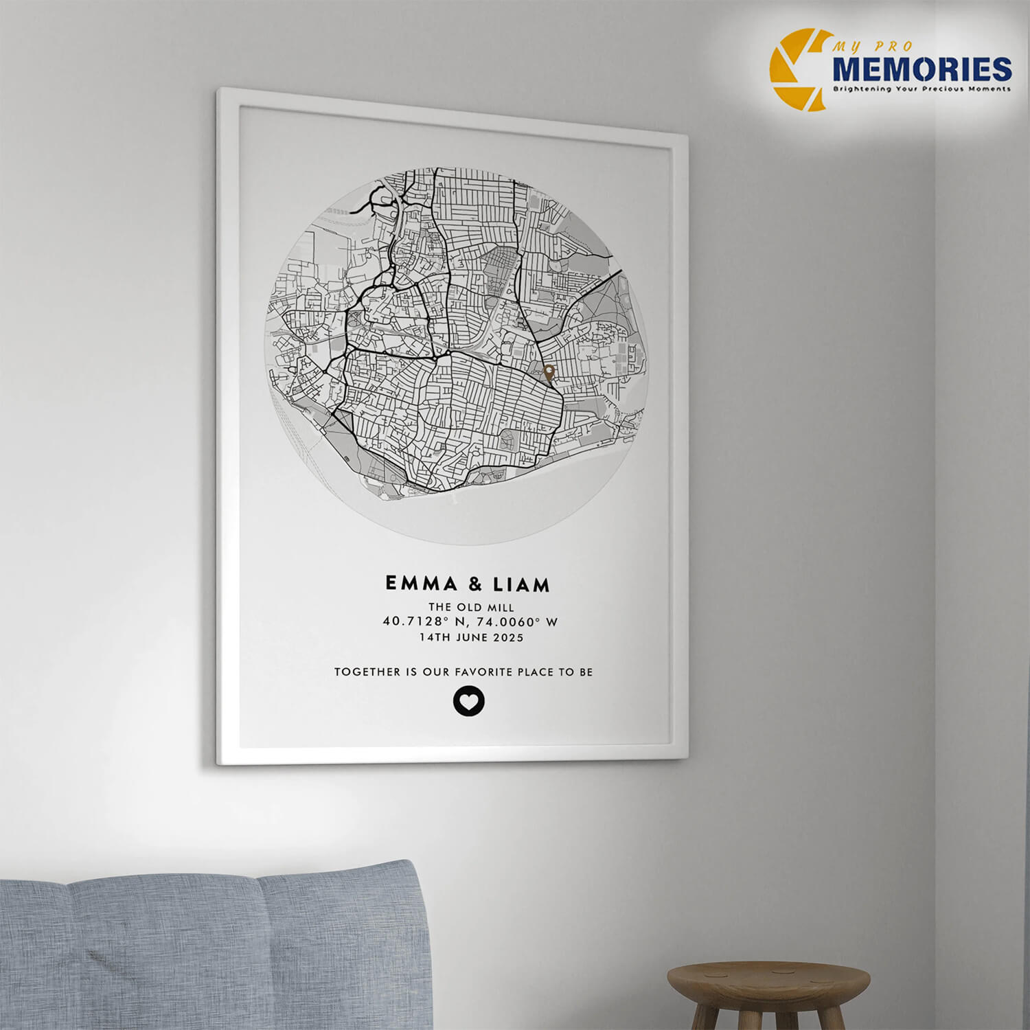 Custom Location Map Poster