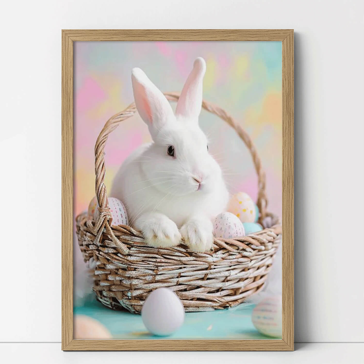 Cute Easter Bunny Wall Print