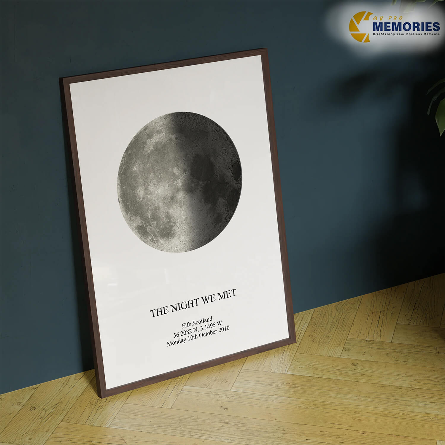 Personalized Full Moon Poster