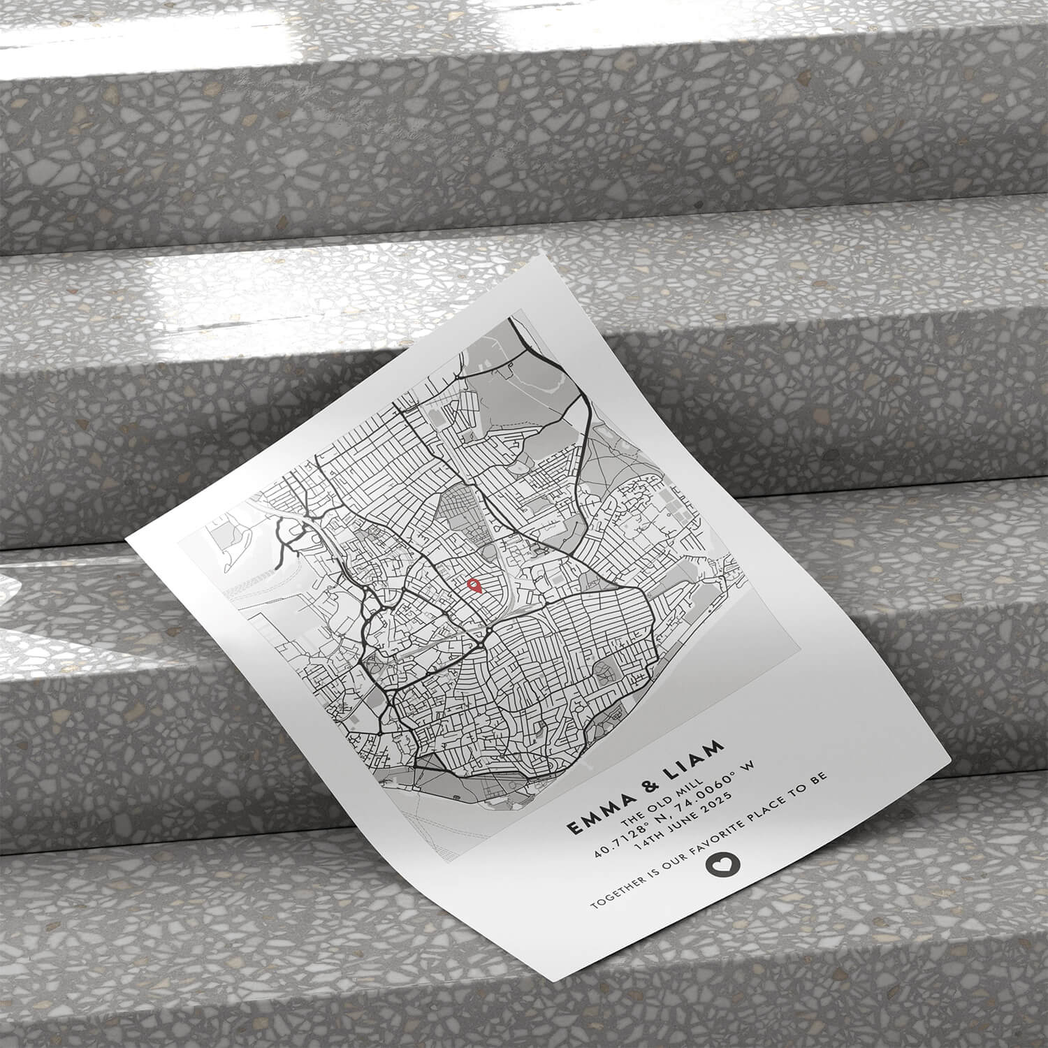 Custom Location Map Poster