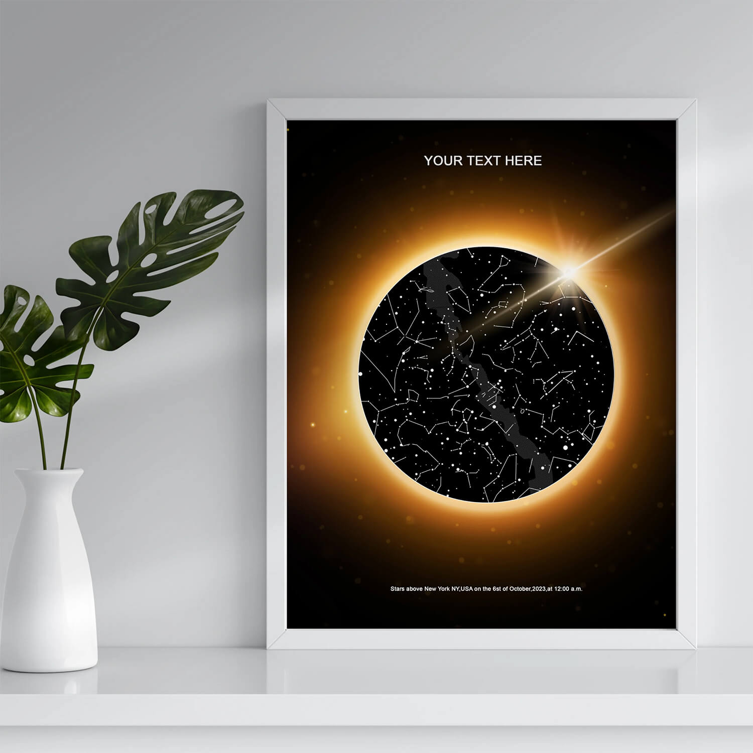 Custom Star Map Digital Print