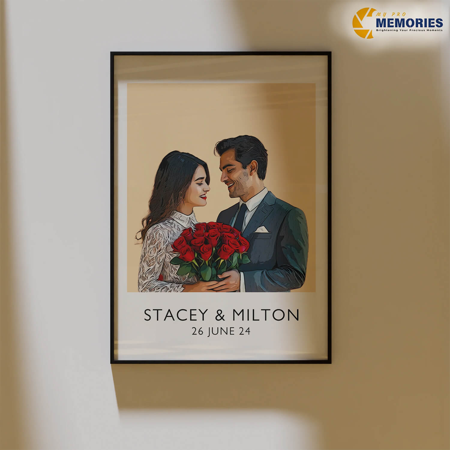 Oil Style couple Portrait