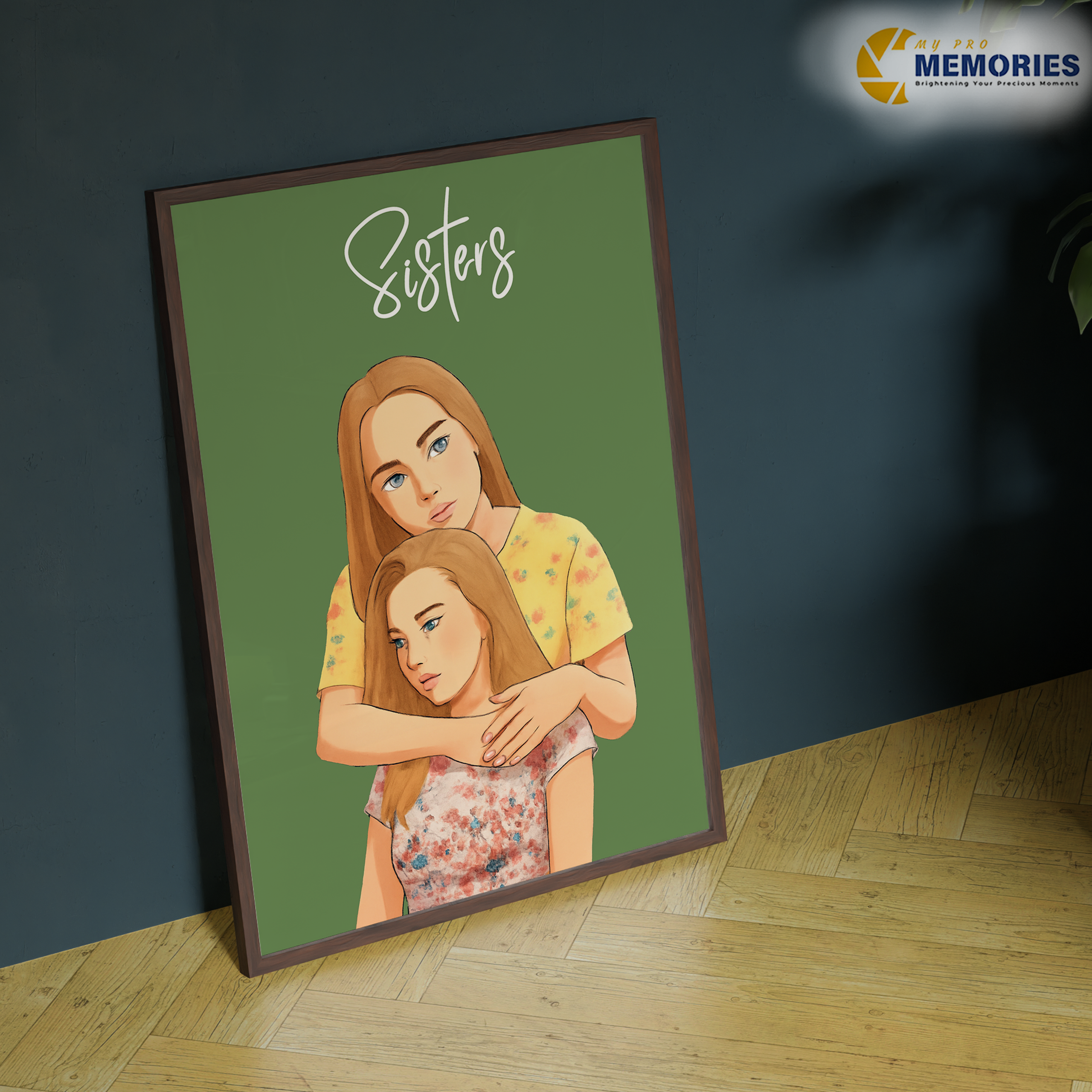 Personalised Sister Print Custom Gift for Sister Birthday Gift for Her