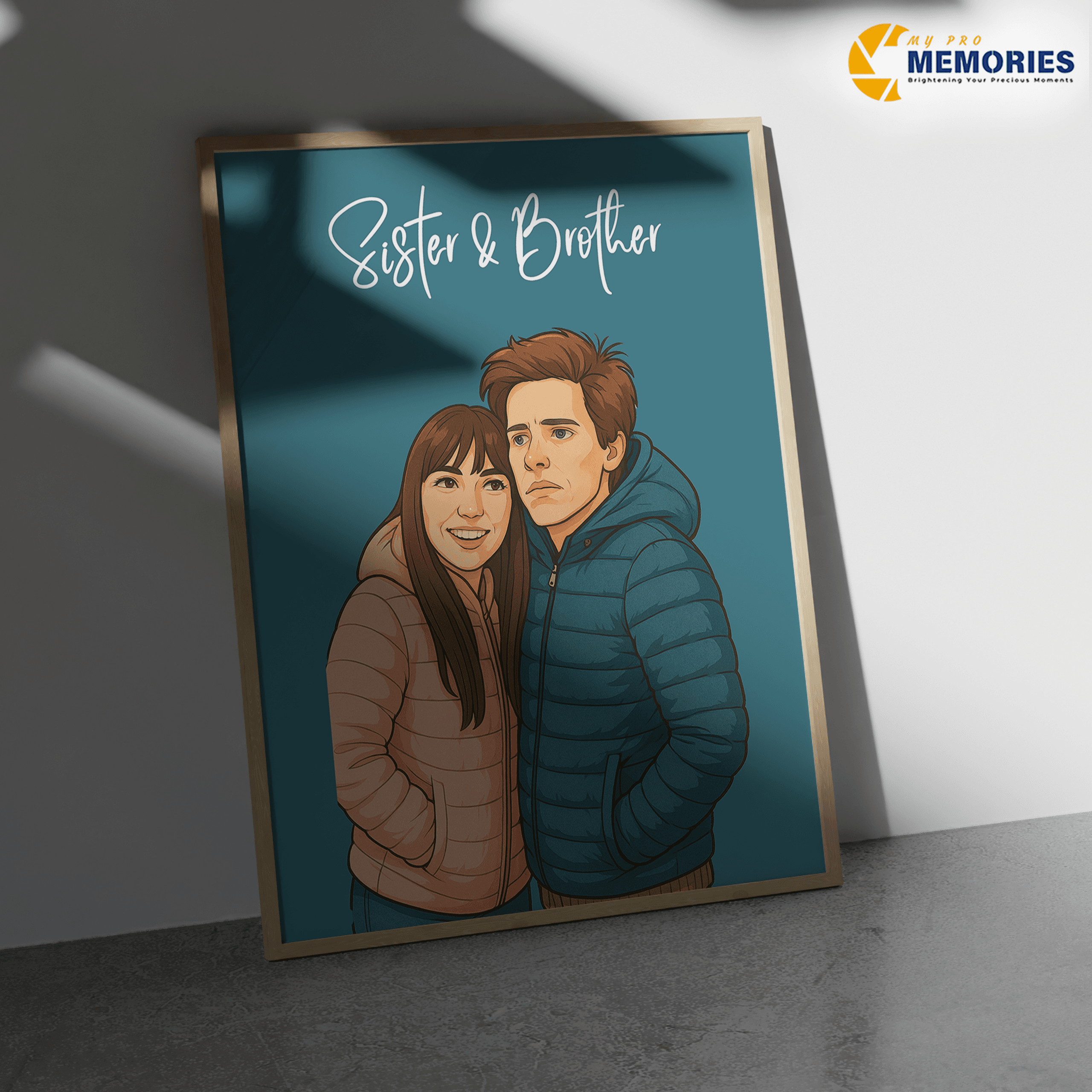 Personalised Sister Print Custom Gift for Sister Birthday Gift for Her